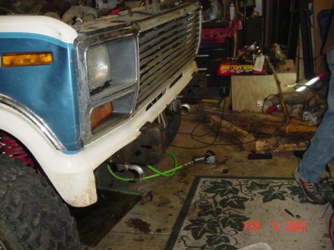 1989 Ford Bronco - We pulled the bumper off too