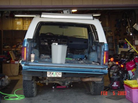 1989 Ford Bronco - Half lifted
