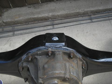 1990 Ford Bronco - Close-up of a rear axle differential, likely part of a vehicle build or repair project.