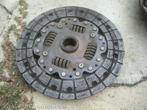 1987 Suzuki Samurai - A clutch disc, a critical component for manual transmissions, is shown here.
