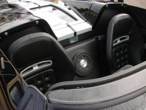 1998 Ford Crown Victoria - The custom audio system is integrated behind the seats of this Ford GT.
