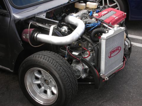 1998 Ford Crown Victoria - Custom engine bay a large intake and PWR radiator.