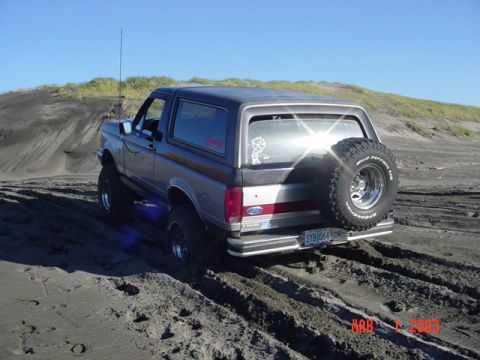 1989 Ford Bronco - Put it in 4w Low and drove away.