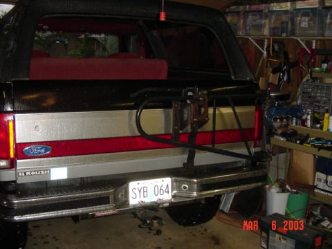 1989 Ford Bronco - Tire carrier I am thinking must go.