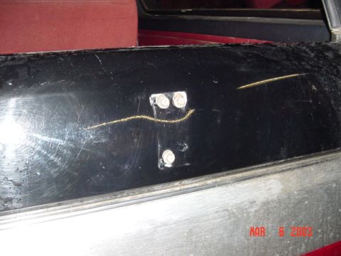 1989 Ford Bronco - Not too bad underneath, but it is dented.