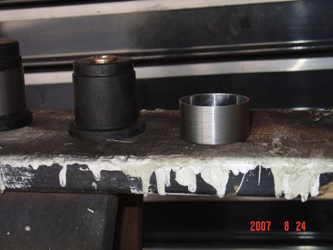 1973 Ford Ranchero - i had to machine new housings for the bushings because the old ones were trashed trying to get the bushings out.