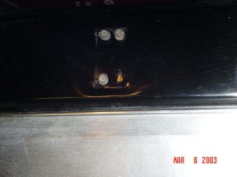 1989 Ford Bronco - Kinda shows the dent