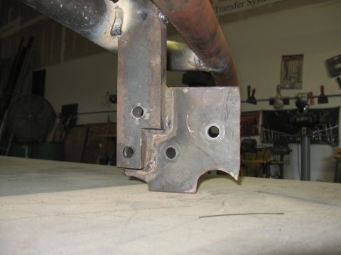 1991 Ford Bronco - Custom metal brackets and tubing are shown, possibly for a rear bumper fabrication.