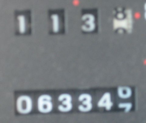 1999 Ford Taurus - The odometer displays 063,334 miles, with the trip odometer at 1,138.