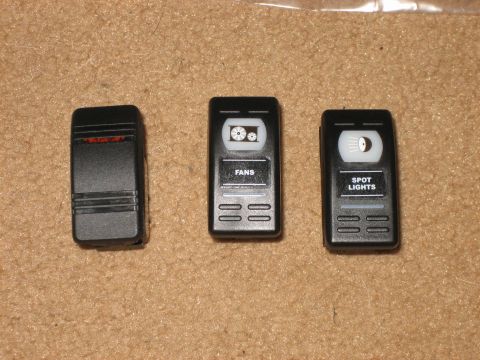 1996 Ford Bronco - All these are dpdt on-off-on switches, the one that says fans will stay in the middle for auto, up for 100%, and down for off. I have to fi…