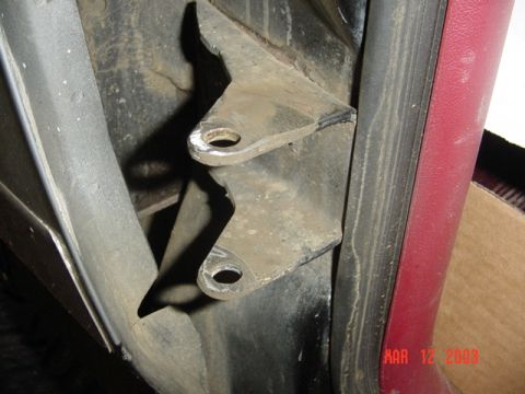 1989 Ford Bronco - Hinge with the bushings removed