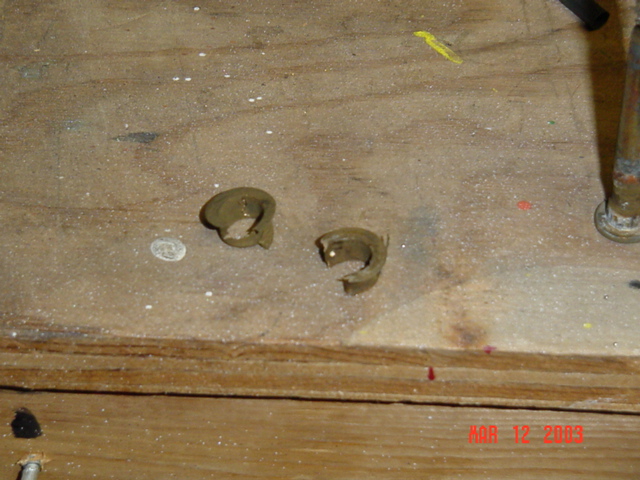 Upper bushings were wasted, worn all the way thru the side...I didnt cut these, they were like this