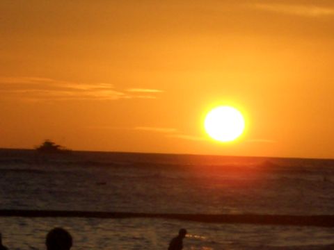 1985 Ford Bronco - north side oahu sunset