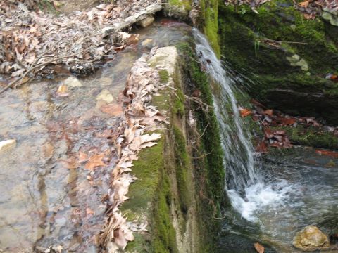 1993 Ford Bronco - The "Waterfall" on the trail of the same name; it's somewhere around two feet tall...