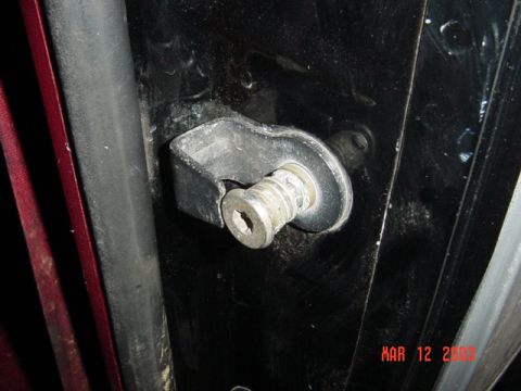 1989 Ford Bronco - Striker is all chewed up