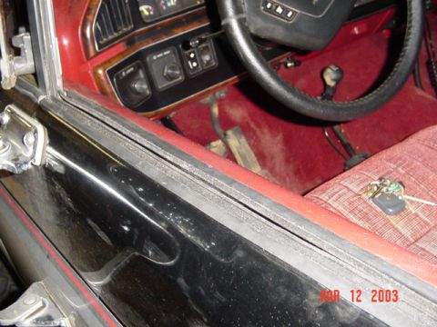 1989 Ford Bronco - New weatherstripping for the window while I was at it
