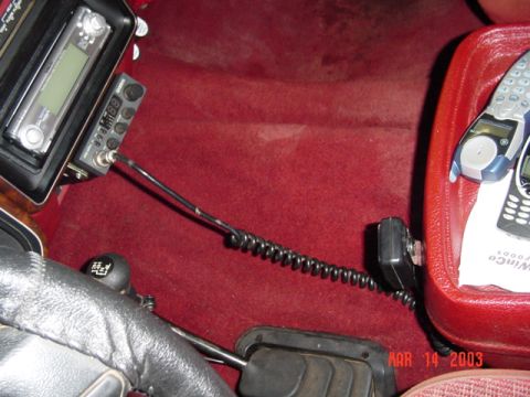 1989 Ford Bronco - By the way, this is where I keep the mic