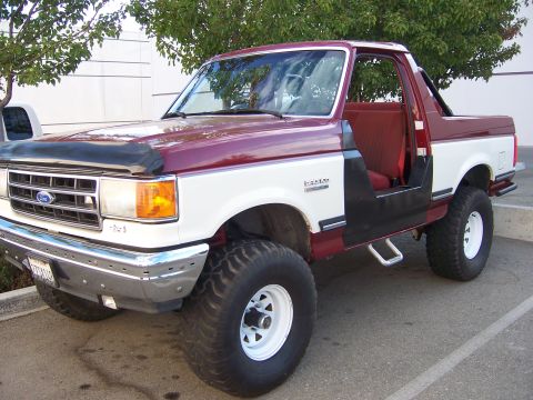 1991 Ford Bronco - Taken on August 30th for my FOTM main picture. I just got done painting the rear bumper and instaling speakers into the half doors.