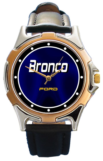 1990 Ford Bronco - This watch features the Ford Bronco logo on its face.
