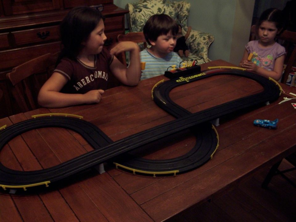 Teaching some open track skills . . .