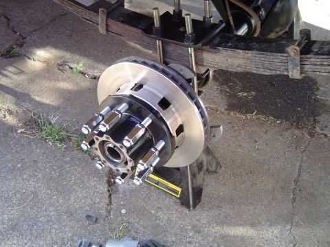 1978 Ford Bronco - Hub assembley bolted on