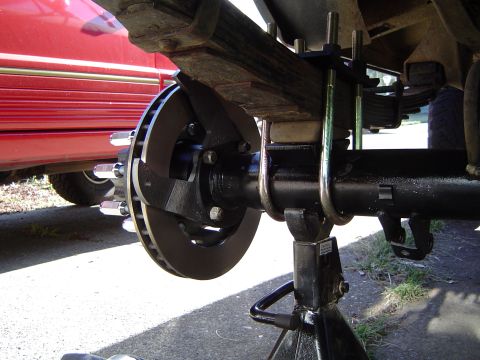 1978 Ford Bronco - first way i set up the brackets