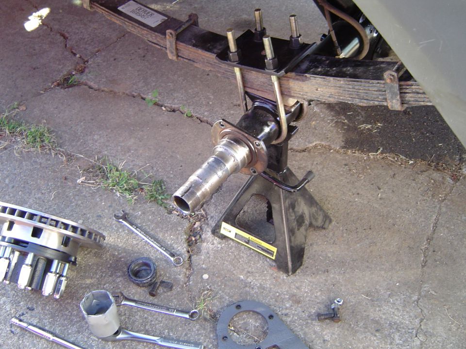 Tearing it all apart again because the brake pads wont fit