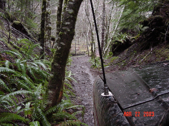 Trail started getting real tight