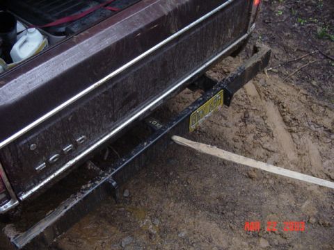 1989 Ford Bronco - To Jons bumper, since there was nowhere to turn around