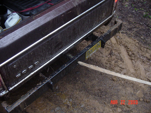 To Jons bumper, since there was nowhere to turn around