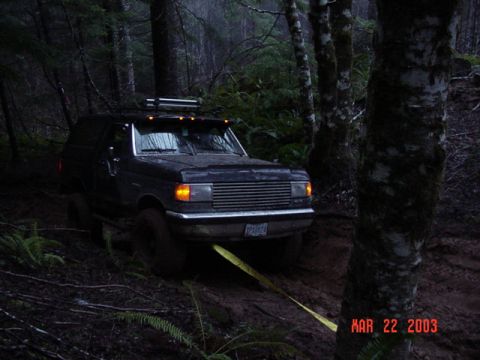 1989 Ford Bronco - Getting the pull