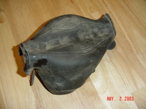 1989 Ford Bronco - Dust boot from a gt mustang