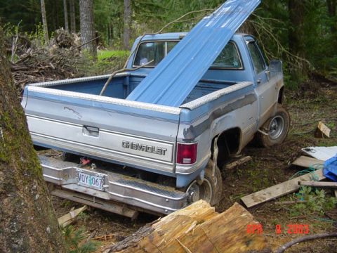 1989 Ford Bronco - Truck hit a tree with the rear wheel/axle