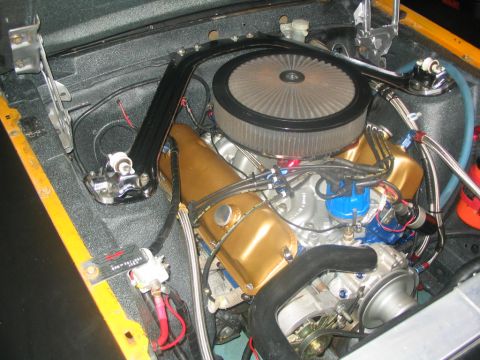 1970 Ford Mustang - more of the new engine