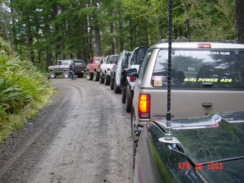 1989 Ford Bronco - We stopped to look at another one that was down a steep hill