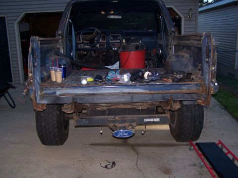 1986 Ford Bronco - Finally bumper off