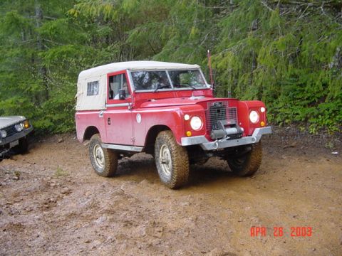 1989 Ford Bronco - Cool old rover was up on the powerline
