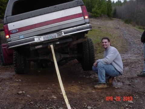 1989 Ford Bronco - Pose with my truck