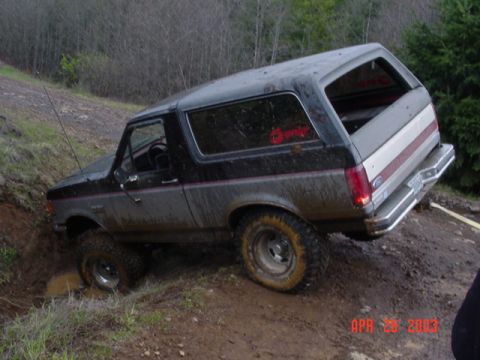 1989 Ford Bronco - Another flex pic...I really thought I was gonna roll it