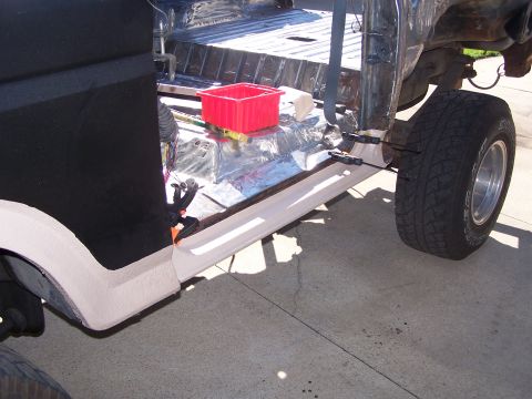 1986 Ford Bronco - Rocker panels test fitted