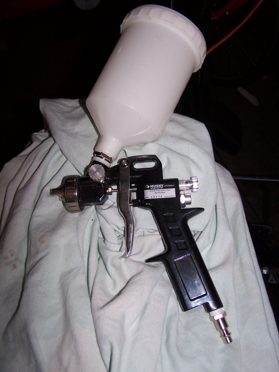 HVLP gun with 1.5 mm tip