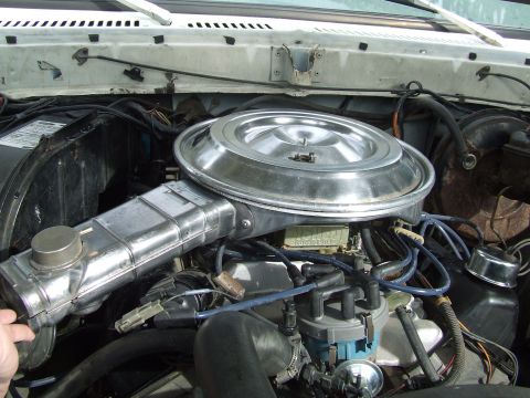 1979 Ford Bronco - Must clean up the air filter box.