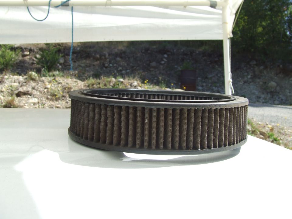 Must get this K&N filter cleaned after running all weekend in the dust.