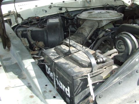 1979 Ford Bronco - Previous battery holder/s