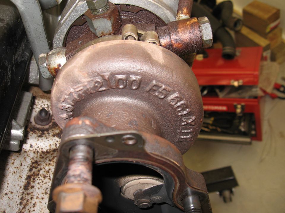 Turbocharger part with casting numbers 2100 F5/667411