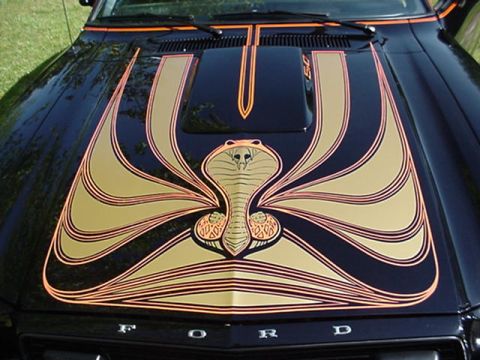 1978 Ford Mustang II - Hood Detail