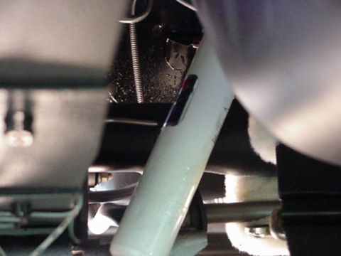 1978 Ford Mustang II - Rear shock detail