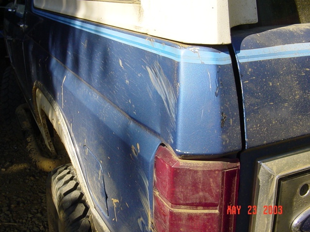 Todd showed me his new dent