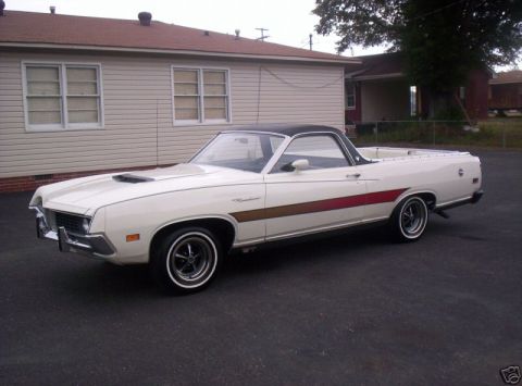 1970 Ford Ranchero - 71 gt no vent hood