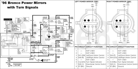 1983 Ford Bronco - Wiring Diagram for '96 Bronco Mirrors ERROR: circuits 540 & 543 should indicate 12V (L), 0V (R) [url=https://www.supermotors.net/registry/m…